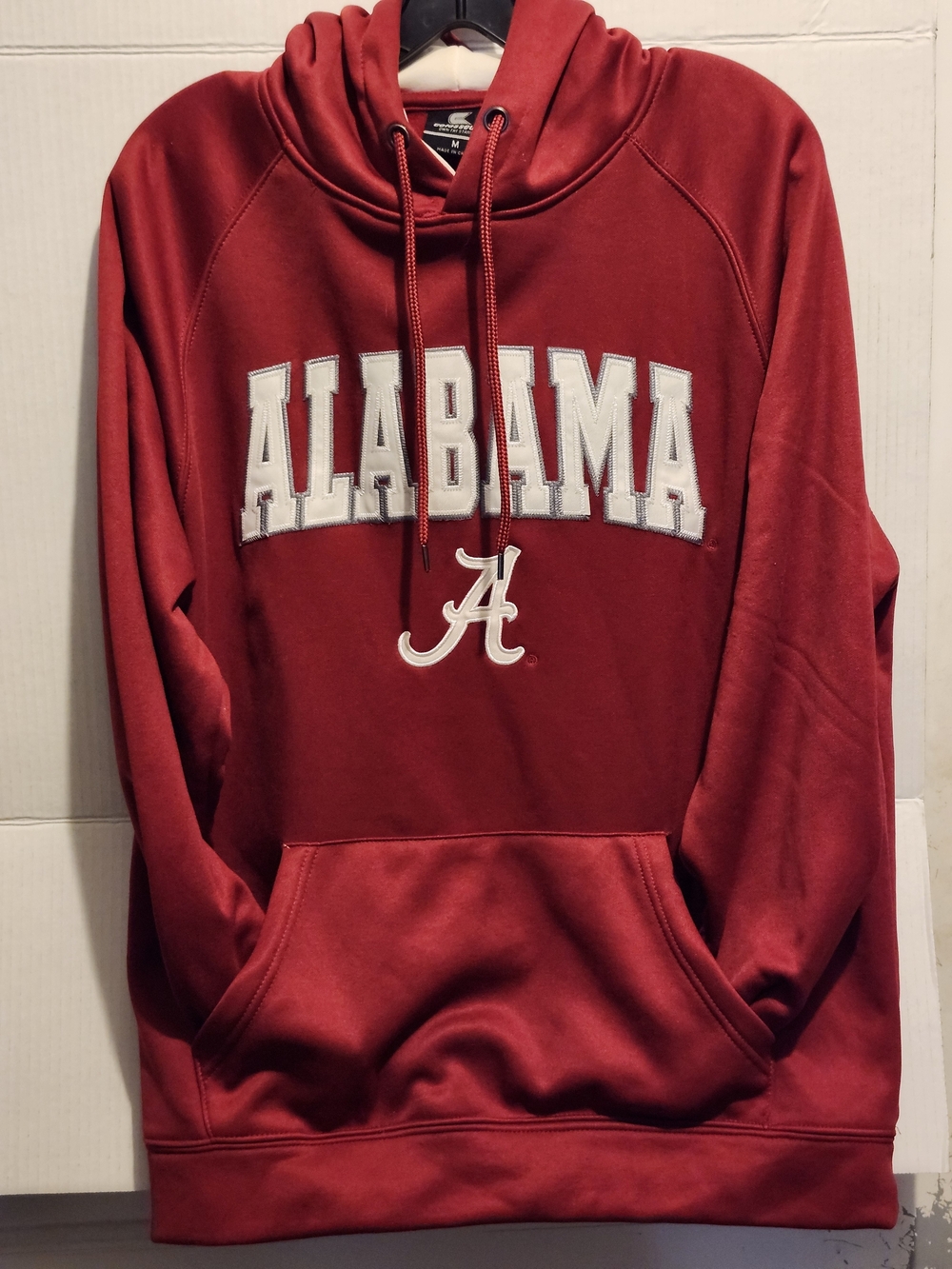 Alabama Crimson Red Pullover Hoodie Sweatshirt - University Logo